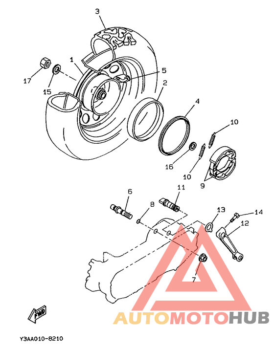 Переднее колесо