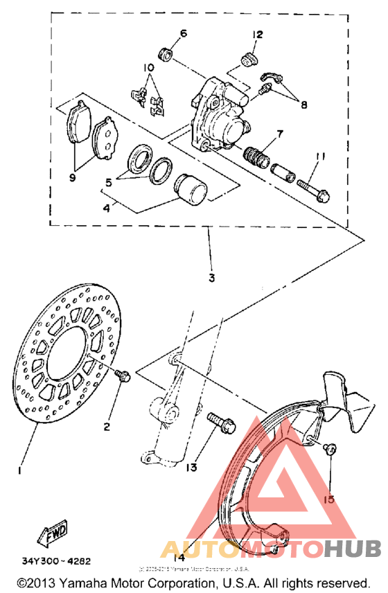 Передний суппорт