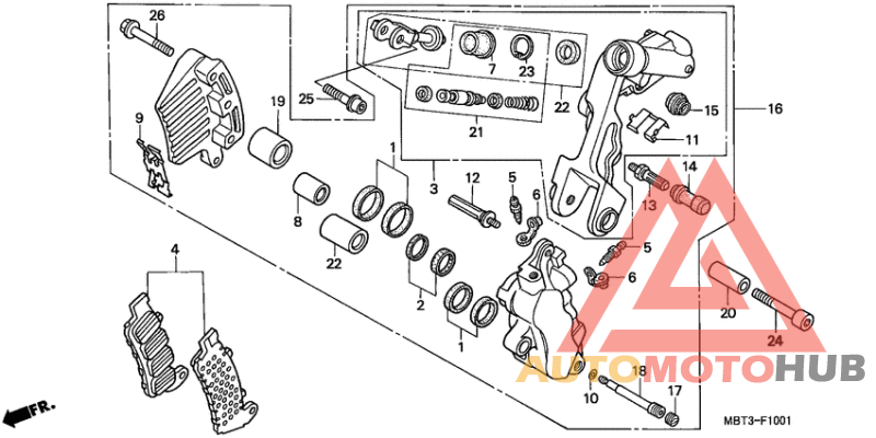 Передний суппорт
