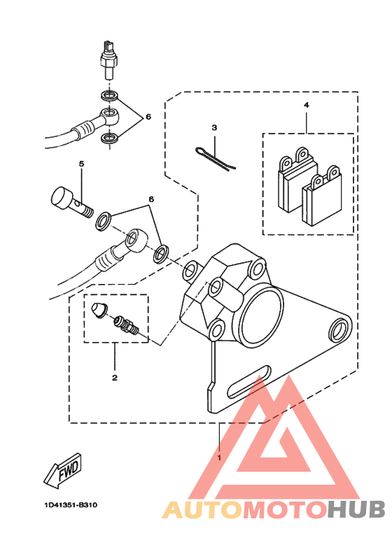 Задний суппорт