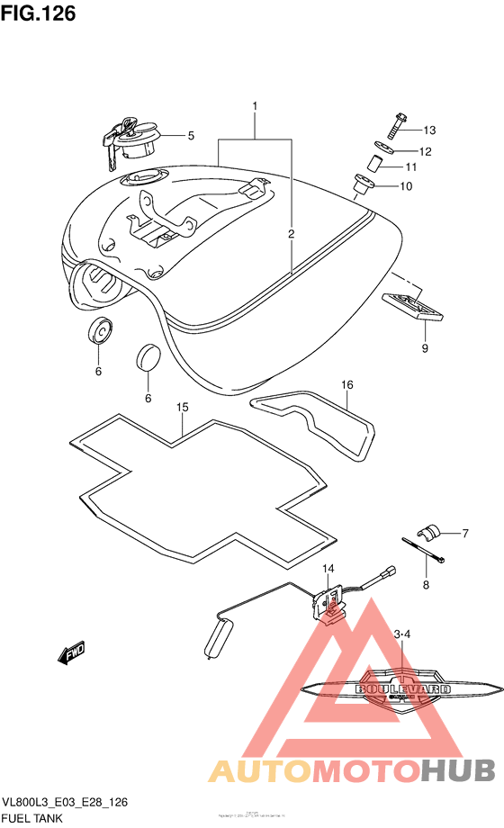Fuel Tank (Vl800Tl3 E28)