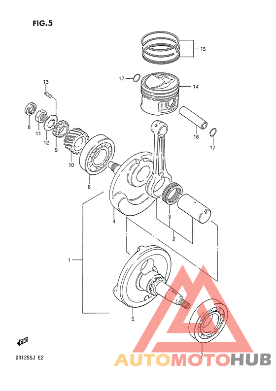 Вал коленчатый