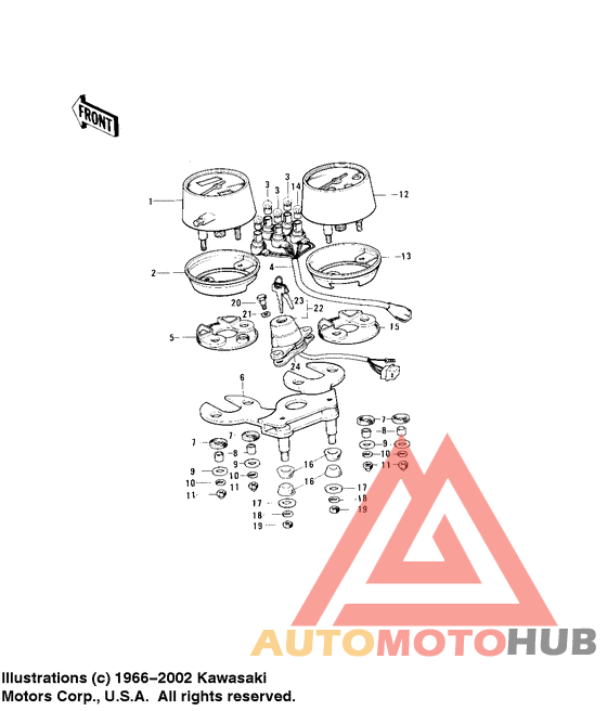 Meters/ignition switch