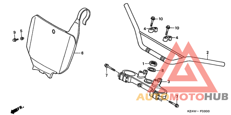 Handle pipe/top bridge