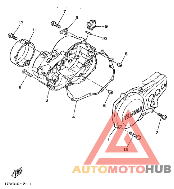 Крышка картера двигателя