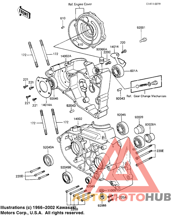 Картер двигателя