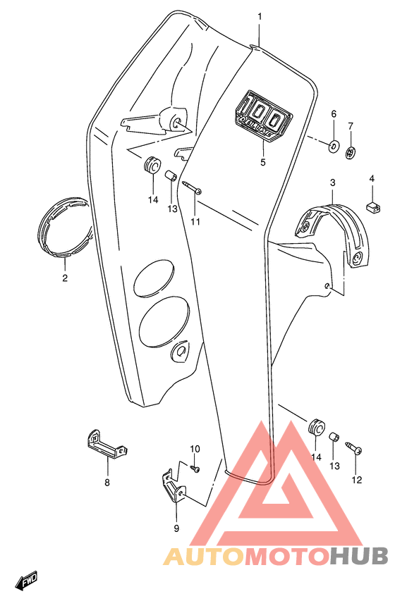 Щиток облицовочный