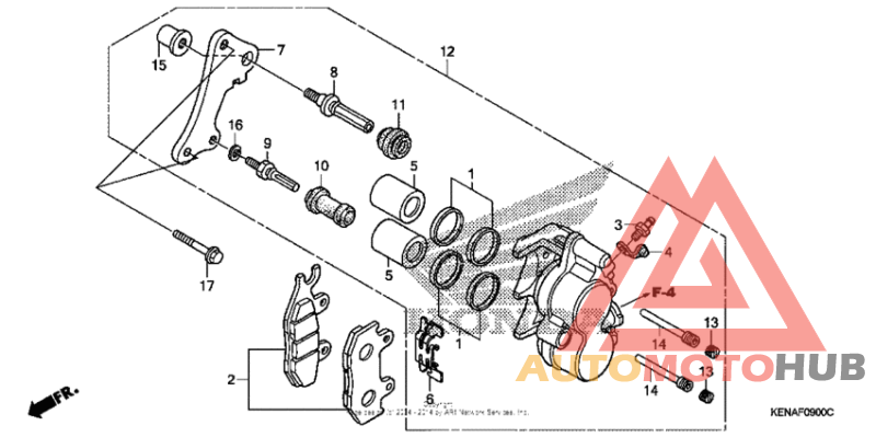Передний суппорт