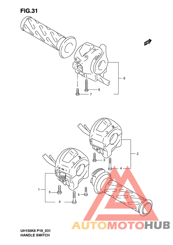 Рулевой переключатель