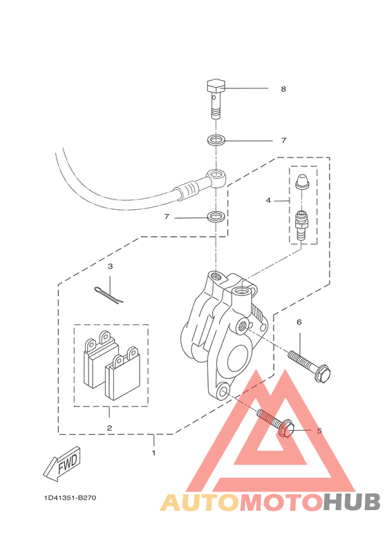 Передний суппорт