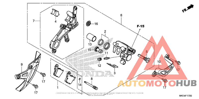 Задний суппорт