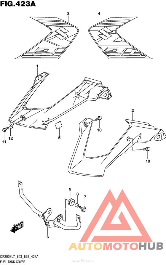 Fuel Tank Cover (019)