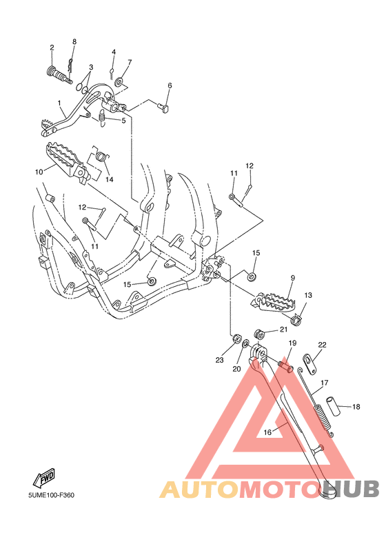 Stand & footrest