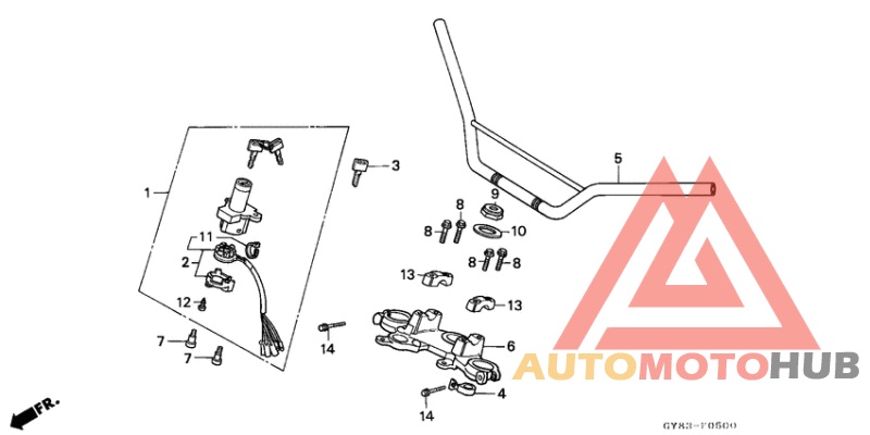Handle pipe/top bridge