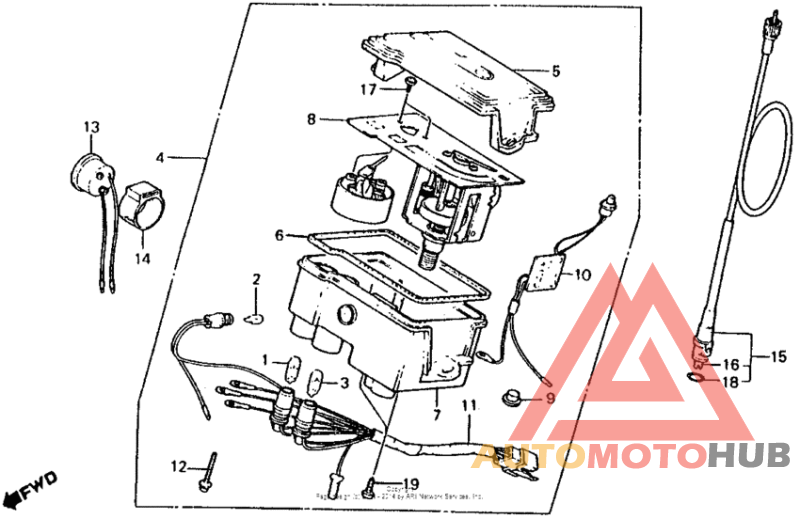 Speedometer + tachometer 84-86