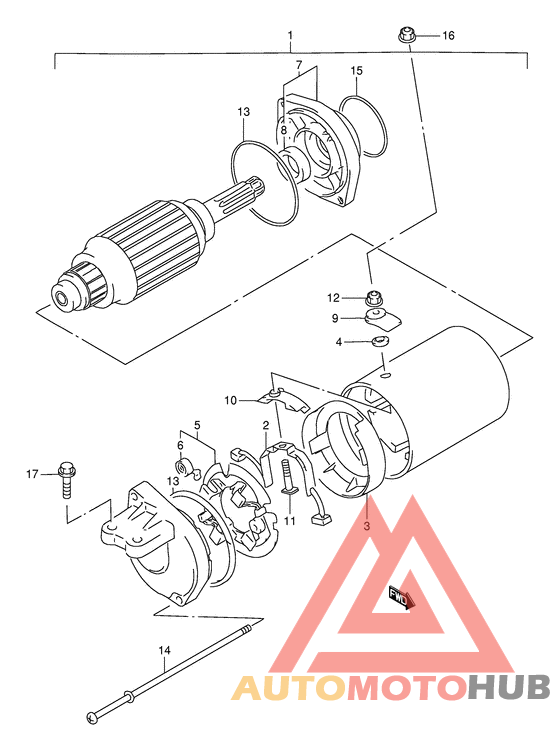 Стартерный мотор
