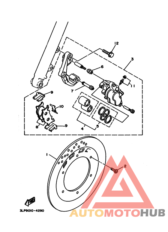 Передний суппорт