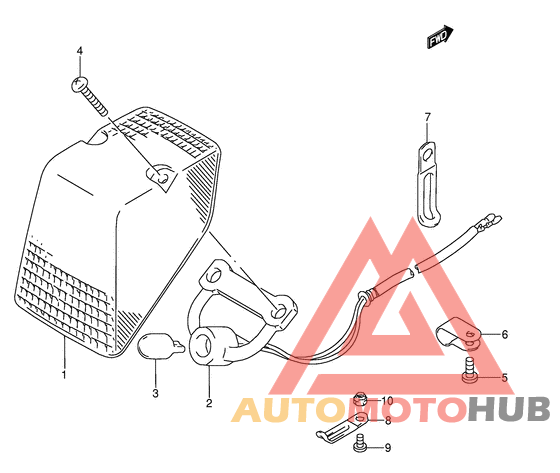 Задний фонарь
