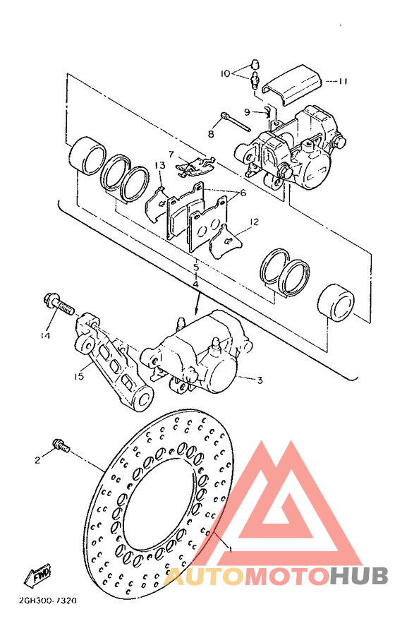 Задний суппорт