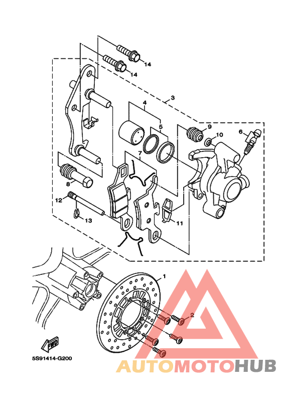 Передний суппорт