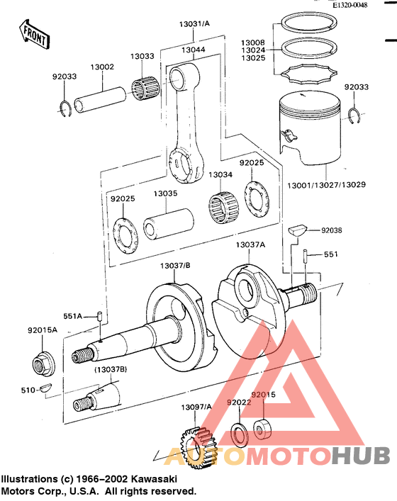 Crankshaft/piston