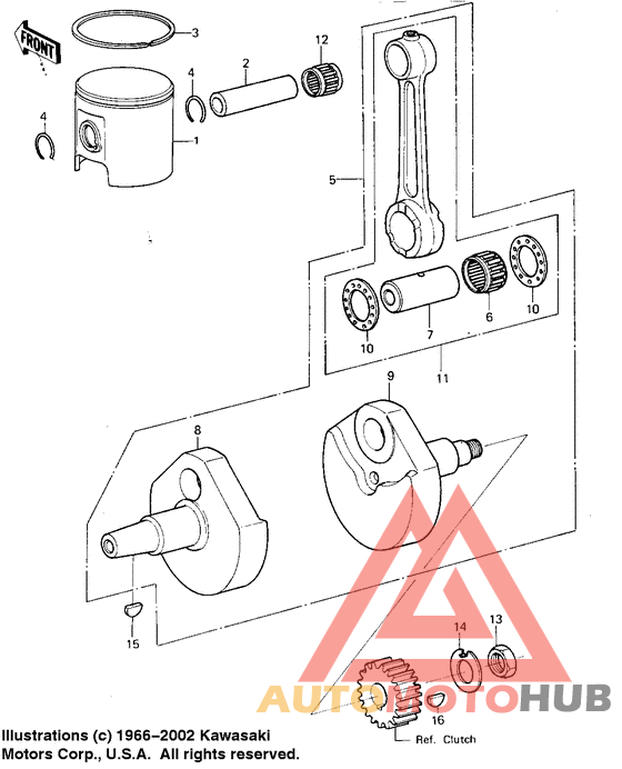 Crankshaft/piston