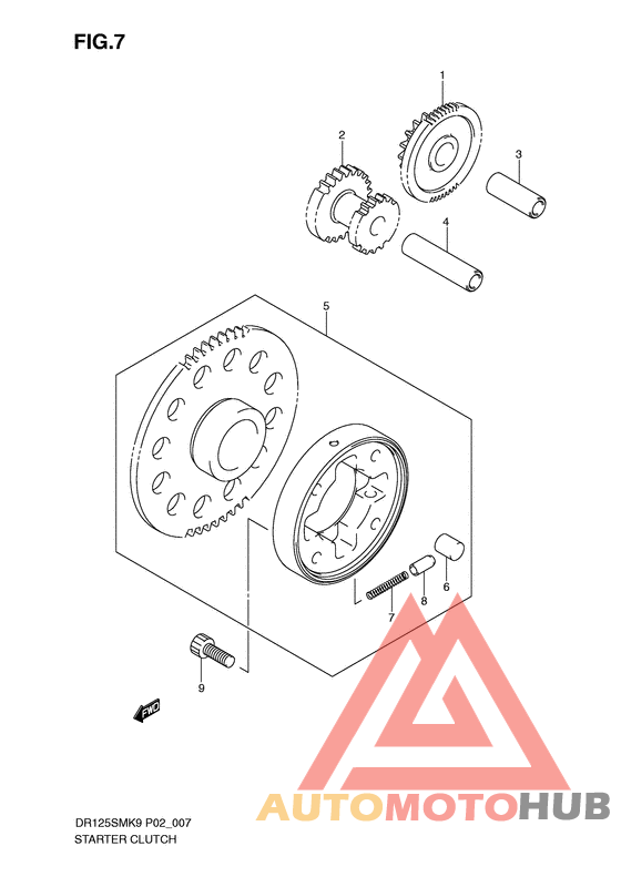Муфта стартера