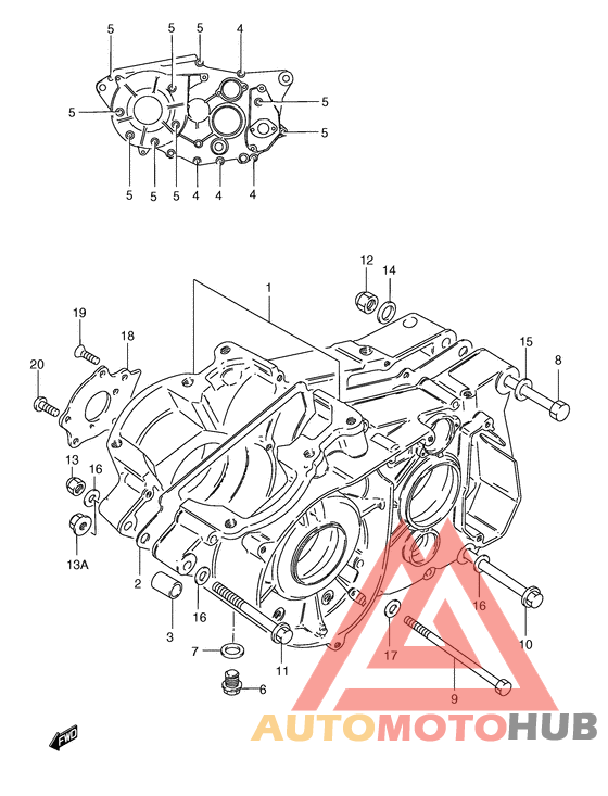 Картер двигателя
