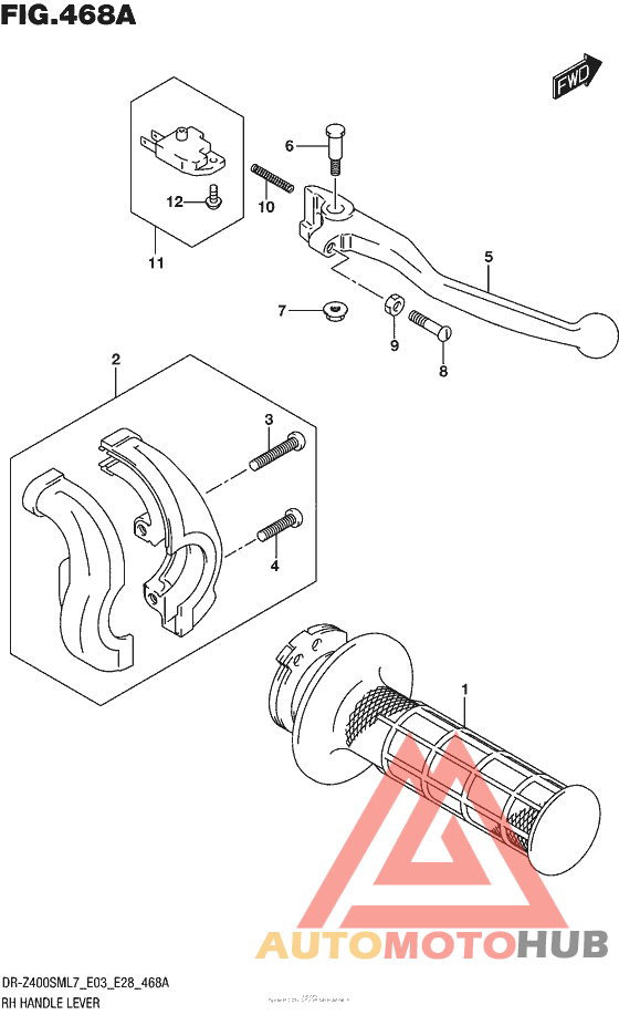 Rh Handle Lever