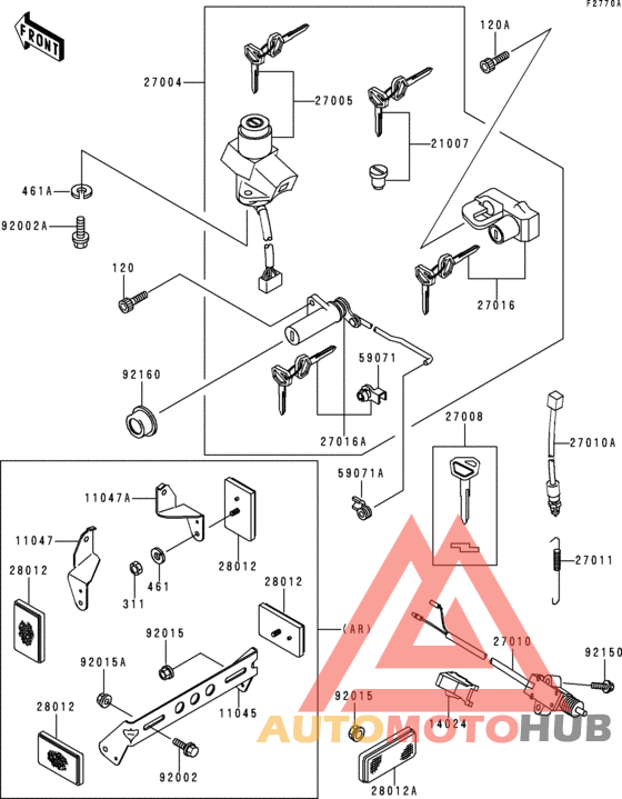 Ignition switch(zr1100-a3/a4)