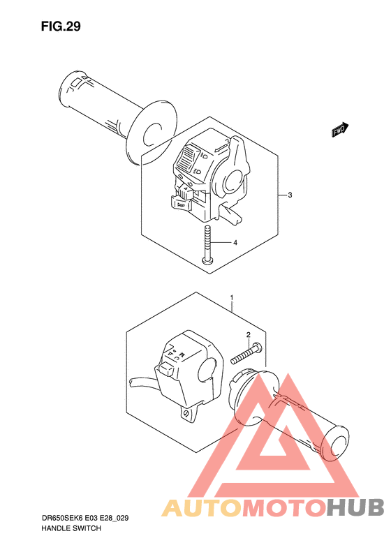 Рулевой переключатель