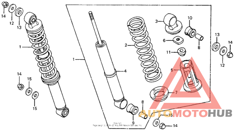 Задние амортизаторы