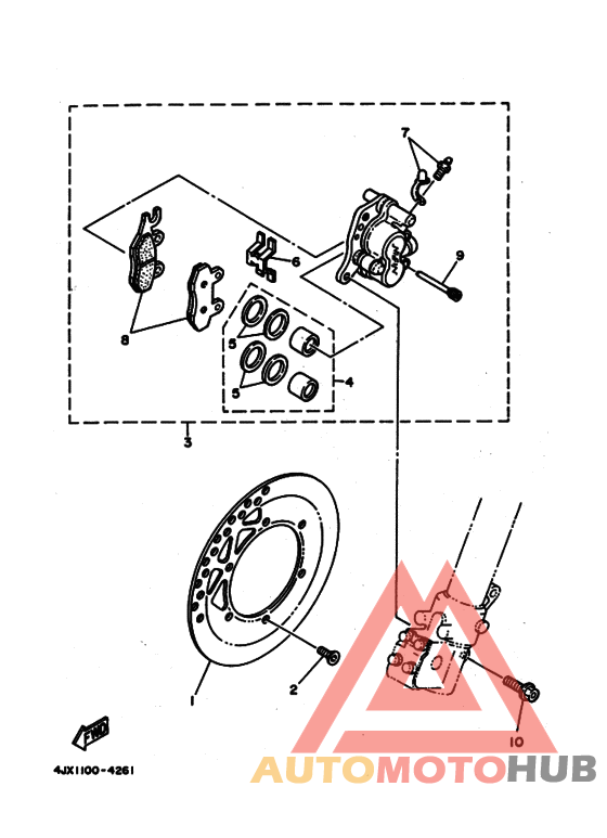 Передний суппорт