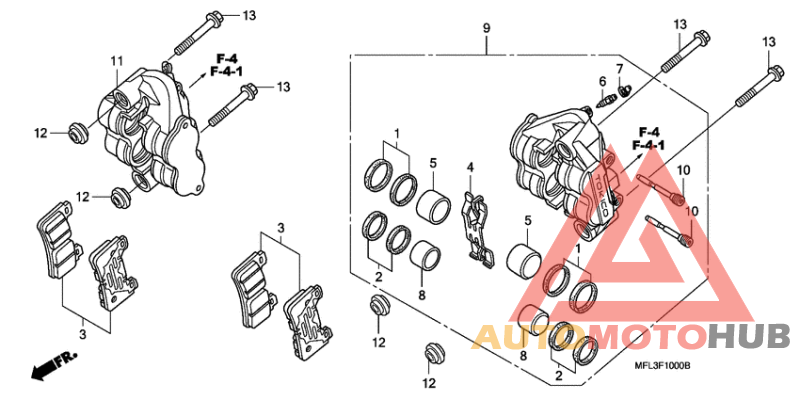 Передний суппорт