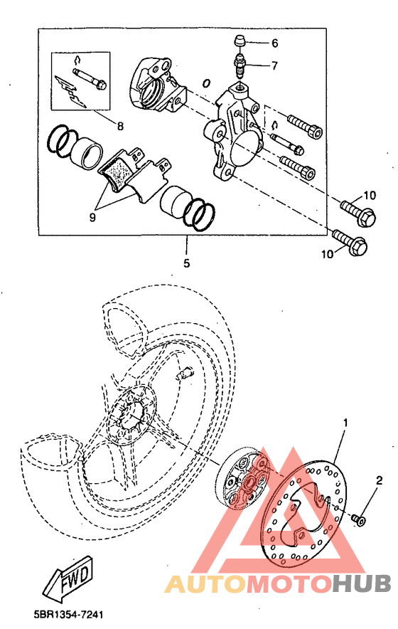 Задний суппорт