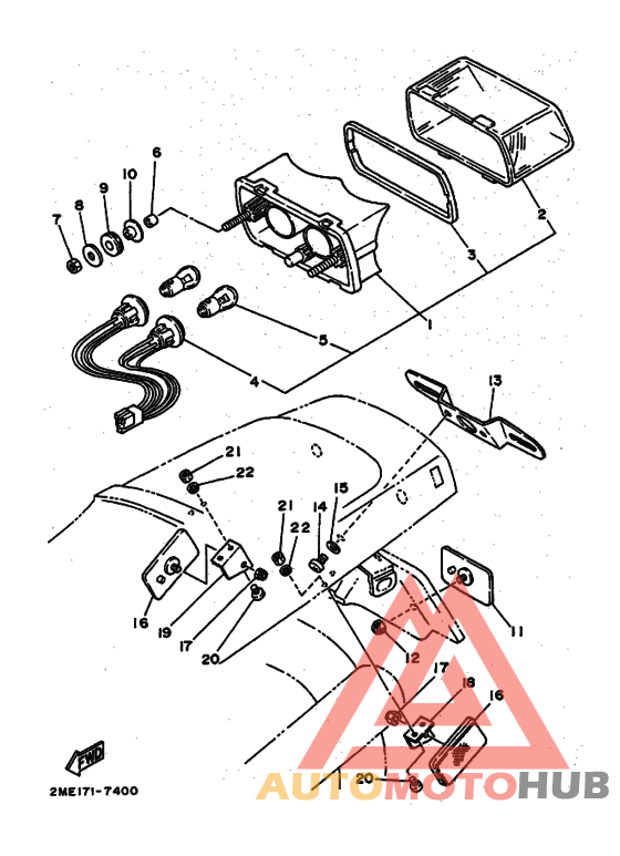 Taillight unit ass`y