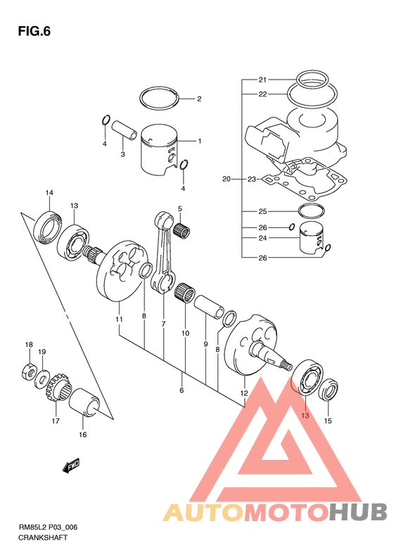 Вал коленчатый