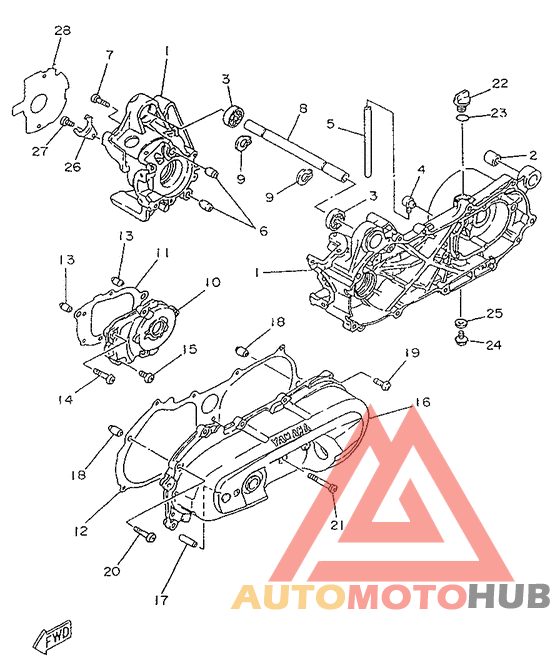 Картер двигателя