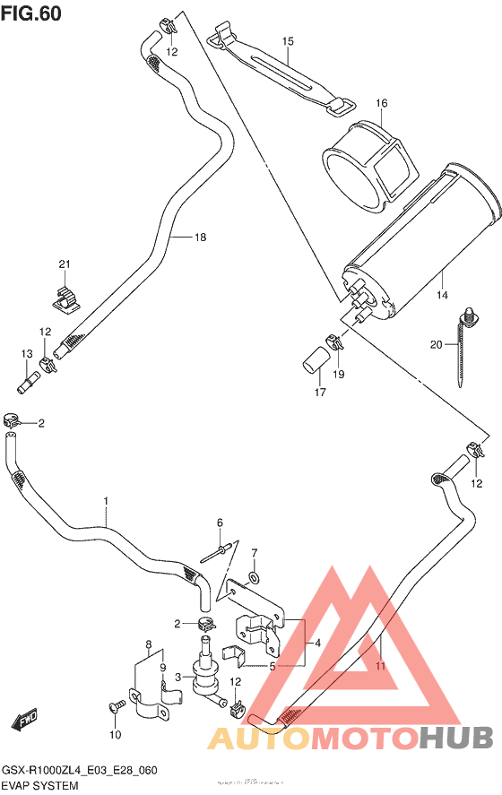Evap System (Gsx-R1000Zl4 E33)