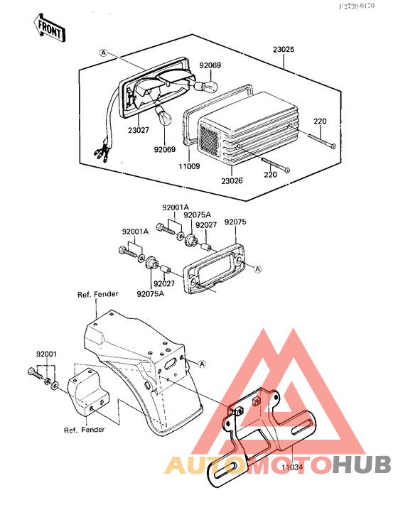 Taillight unit ass`y