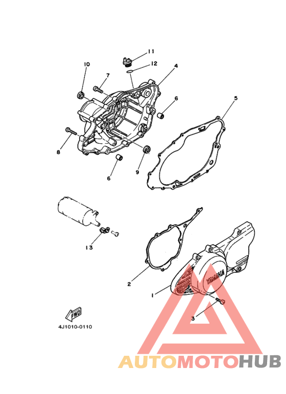 Crankcase cover ass`y  (v