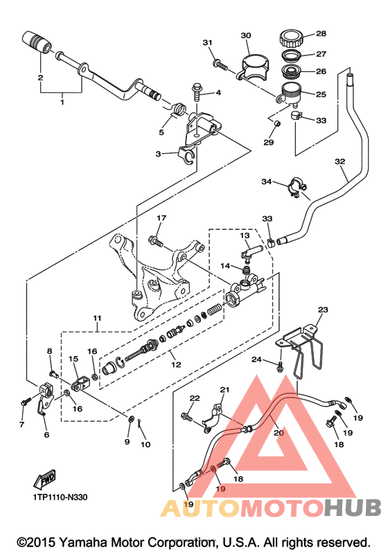 Задний торм цилиндр