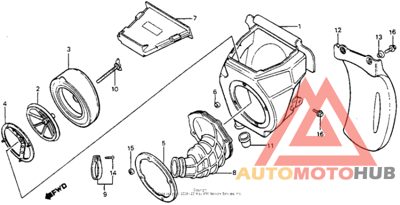 Air cleaner 83