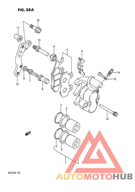Передний суппорт