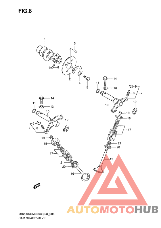 Распред вал/клапана