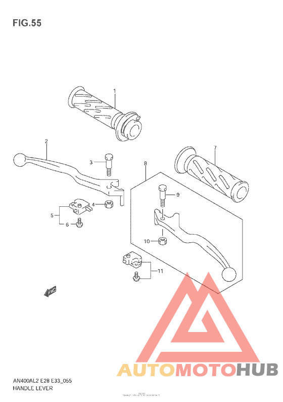 Handle Lever (An400A L2 E33)