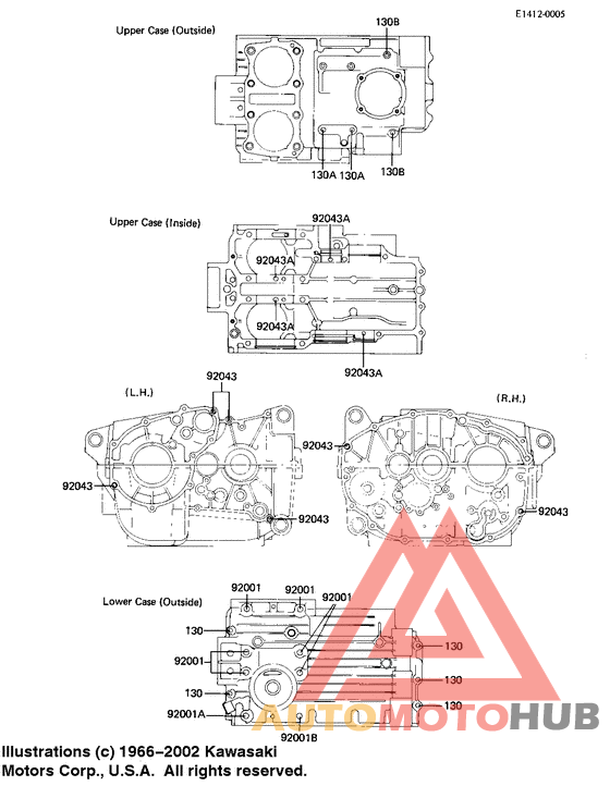 Crankcase bolt & stud pattern