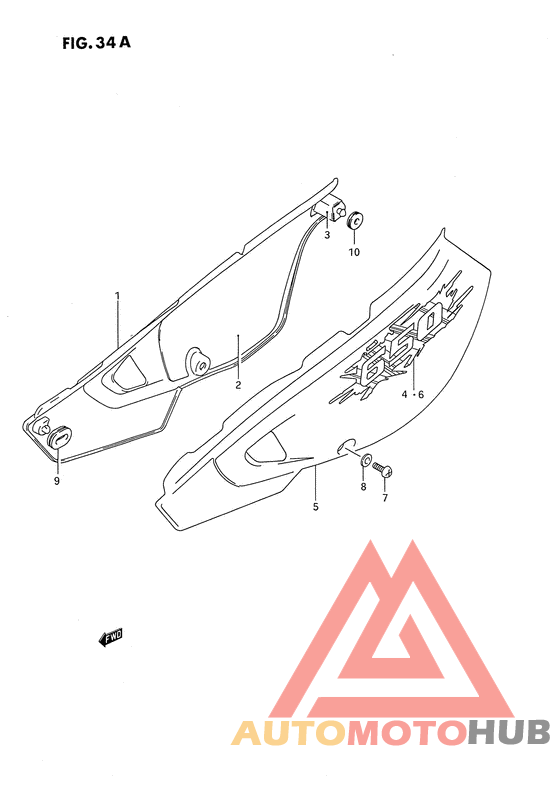 Обтекатель задний