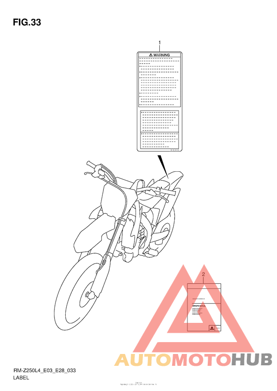 Label (Rm-Z250L4 E03)