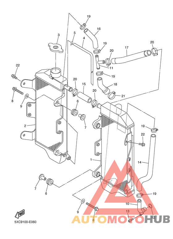 Radiator & hose